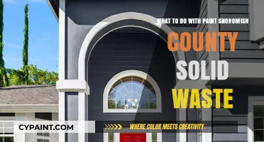 Dispose of Paint the Right Way in Snohomish County