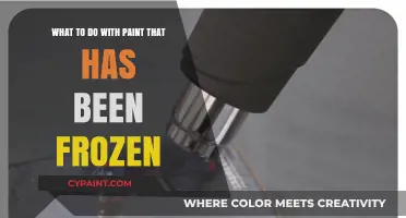 Thawing and Reviving Frozen Paint: A Step-by-Step Guide