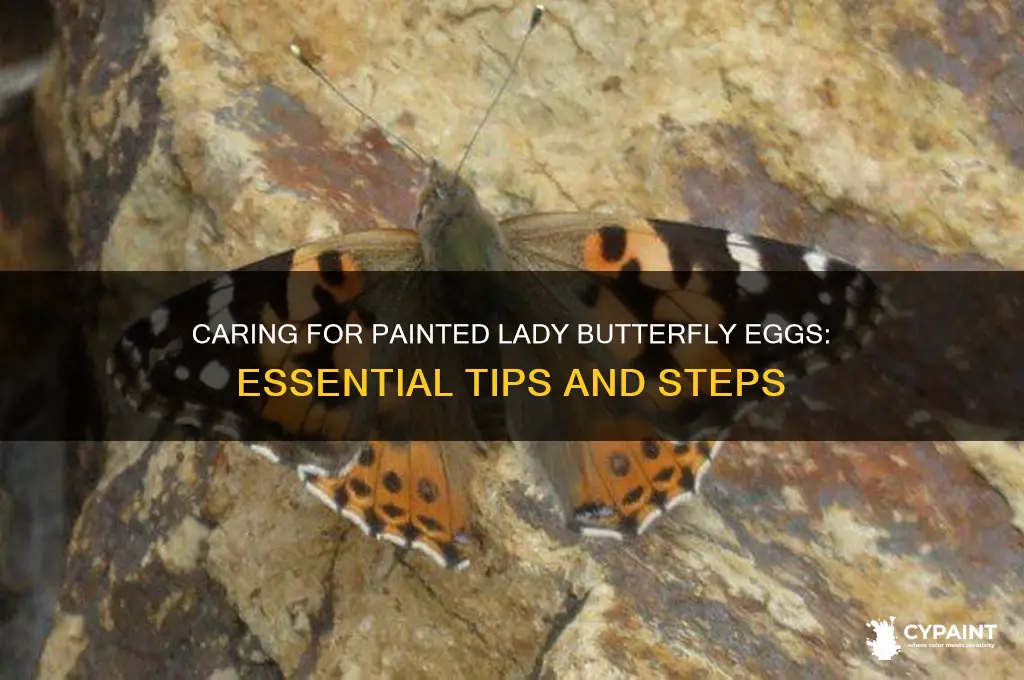 what to do with painted lady butterfly eggs