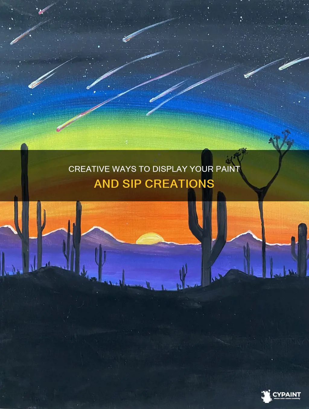 what to do with paintings after paint and sip