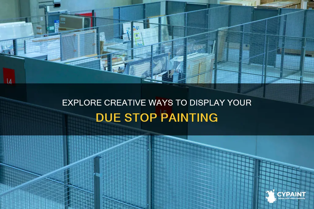 what to do with the painting in due stop