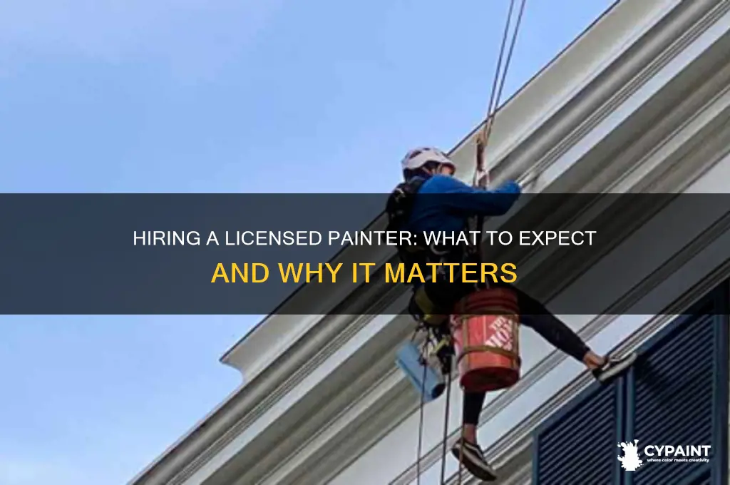 what to expect when hiring a licensed painter