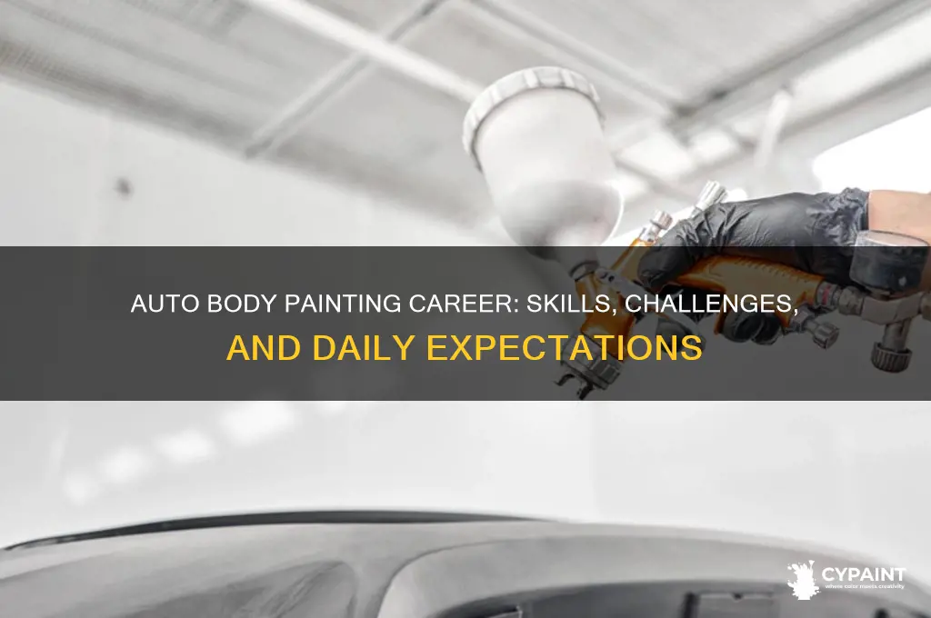 what to expexct as a auto body painter