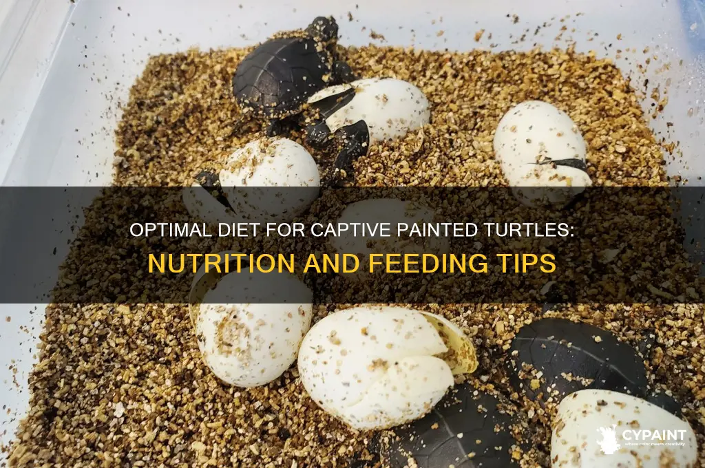 what to feed a painted turtle in captivity