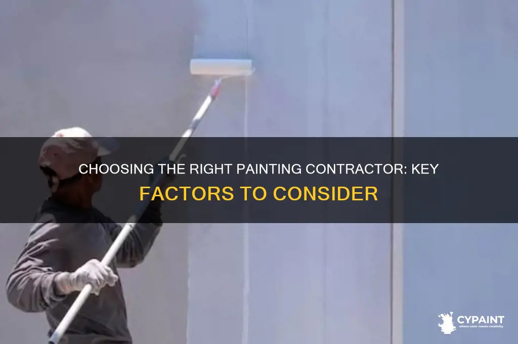 what to look for in a painting contractor