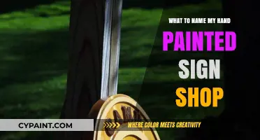 Creative Hand-Painted Sign Shop Names: Unique Ideas to Inspire Your Branding