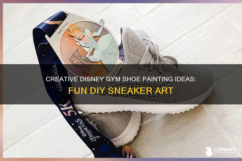 what to paint disney on your gym shoes