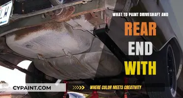 Best Paint Options for Driveshaft and Rear End Protection and Style