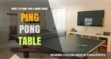 DIY Ping Pong Table: Creative Painting Ideas for a Fun Game Night
