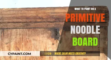 Creative Primitive Noodle Board Painting Ideas for Rustic Kitchen Charm