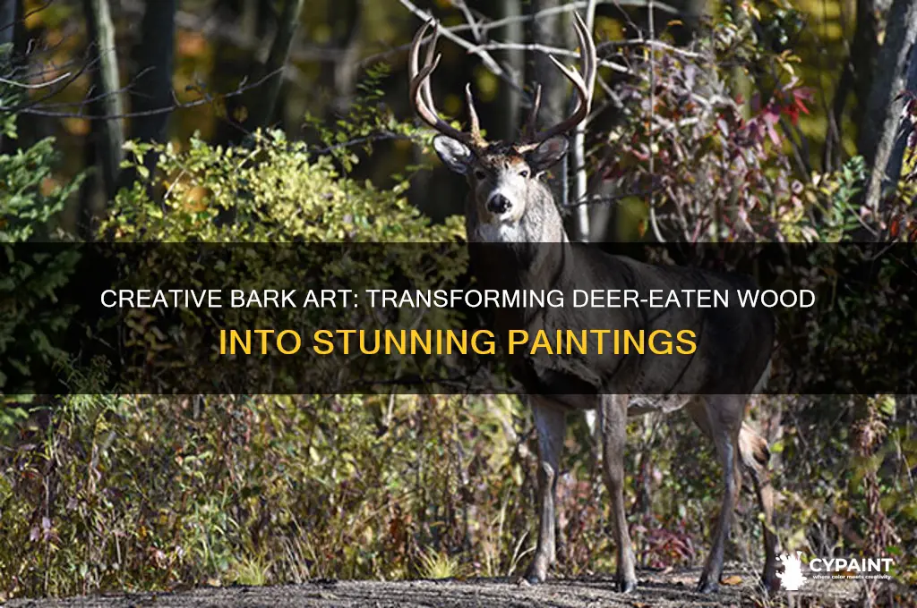 what to paint on bark eaten by deer