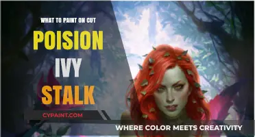 Creative Ideas for Painting on Cut Poison Ivy Stalk Surfaces