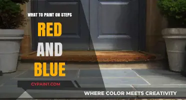 Creative Red and Blue Step Painting Ideas for a Vibrant Look