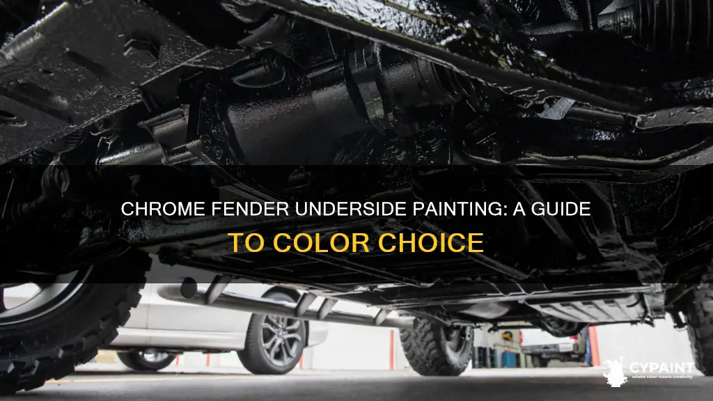 what to paint the underside of a chrome fender