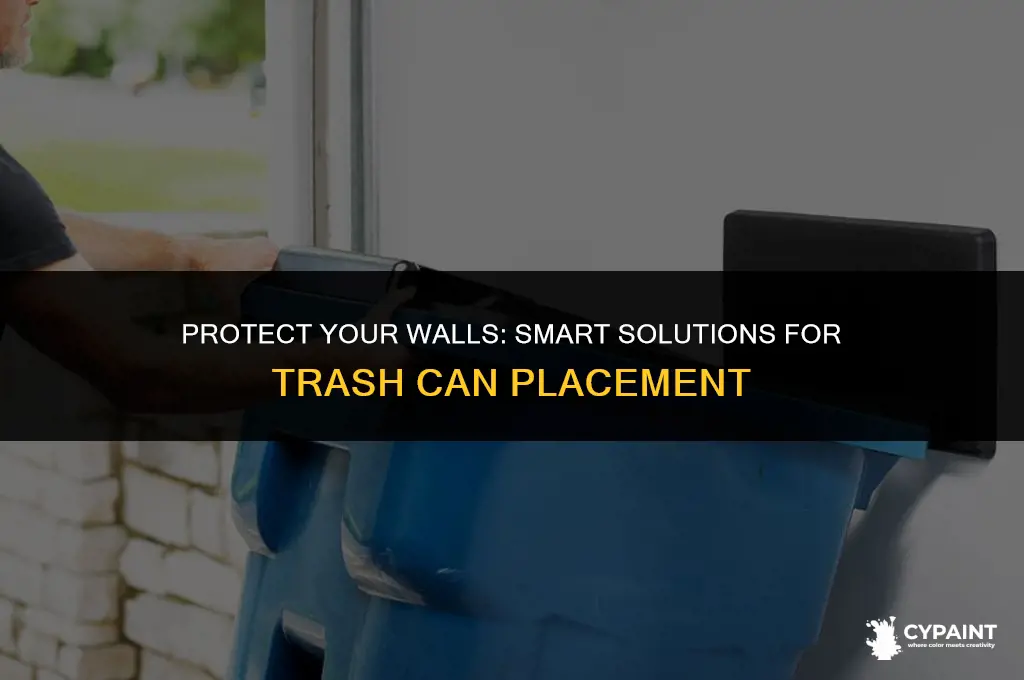 what to put behind trash can so doesn