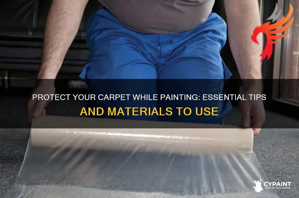 what to put down on carpet when painting
