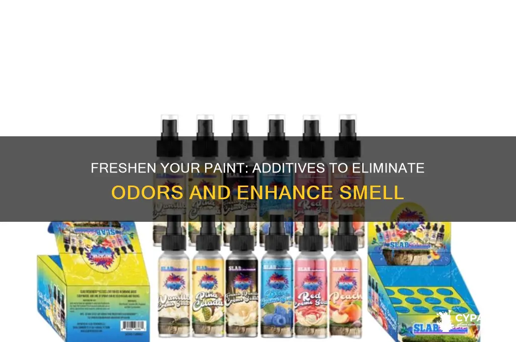 what to put in paint to freshen smell