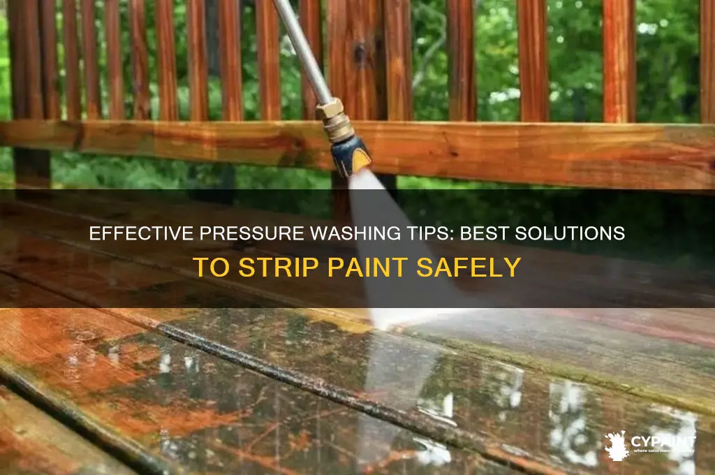 what to put into pressure to strip paint