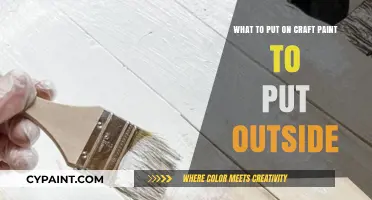 Outdoor Craft Paint: Sealant Secrets