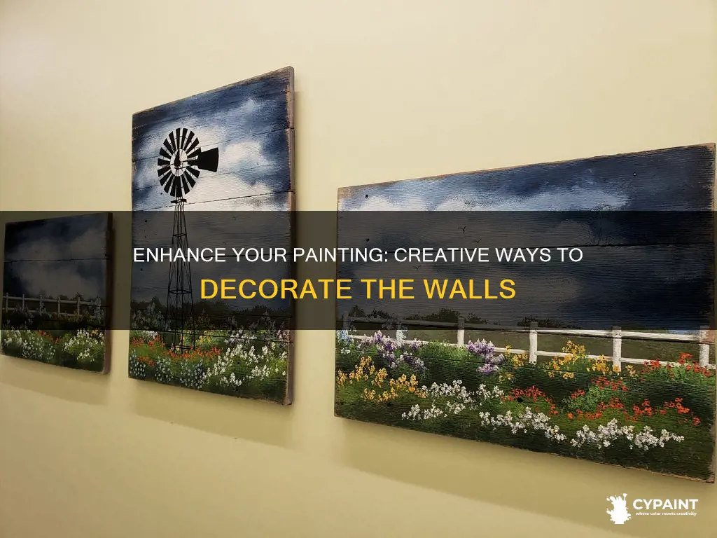 what to put on either side of large painting