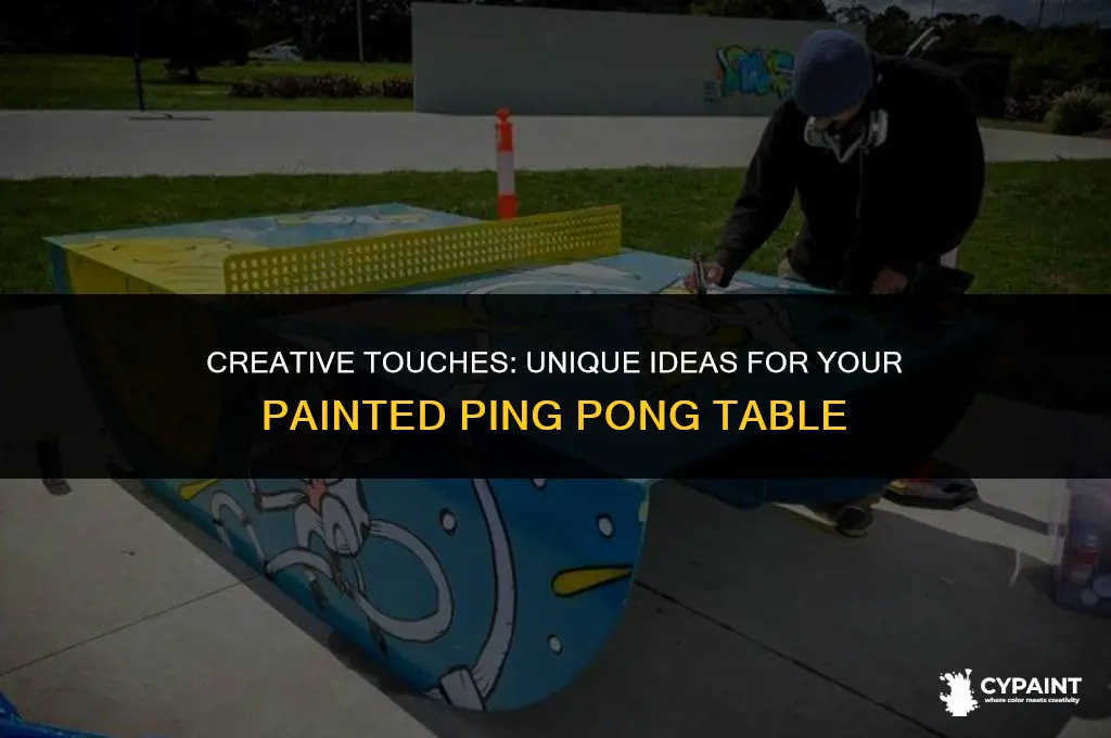 what to put on top of a painted pong table