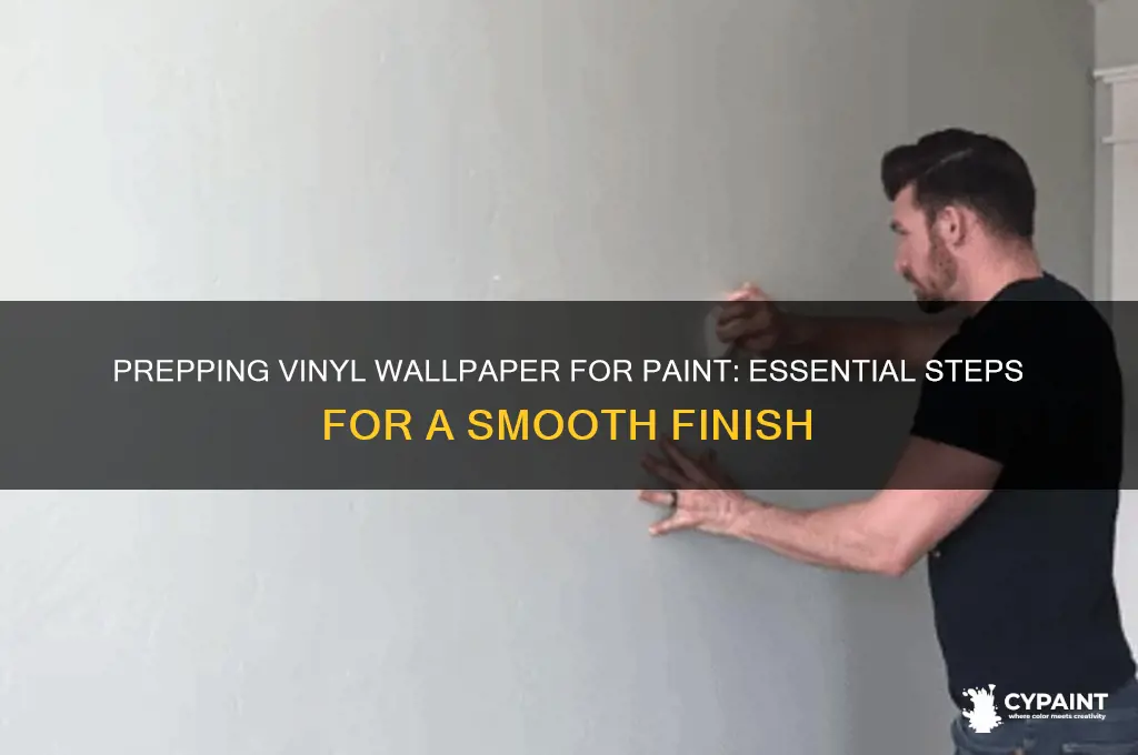 what to put on vinyl wallper before painting