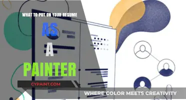 Crafting a Painter's Resume: Highlighting Your Artistic Skills
