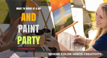 Creative Fun: Food and Drink Ideas for Your Sip and Paint Party