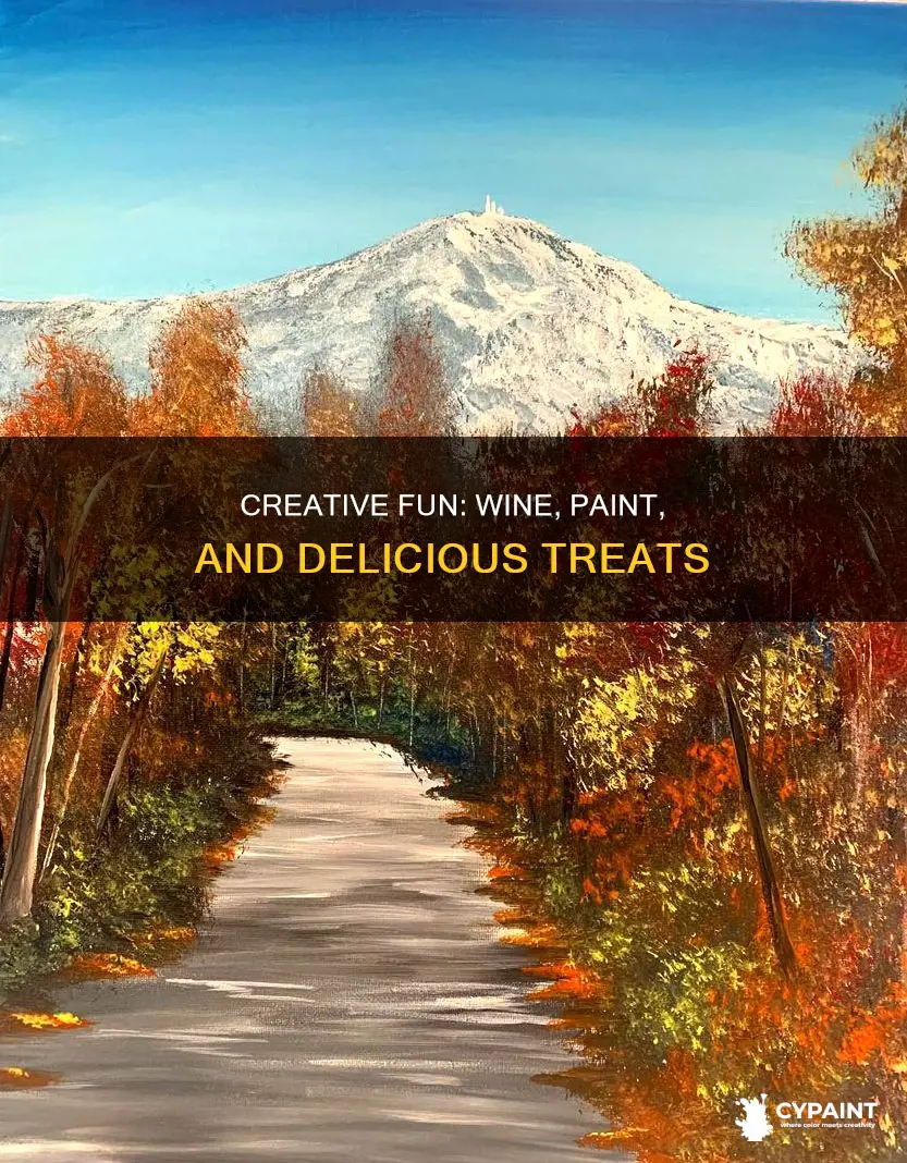 what to serve at a wine and paint night