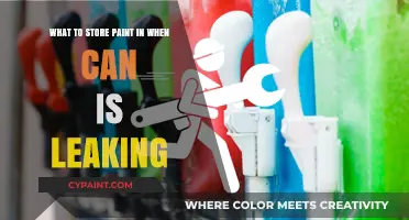 Storing Leaking Paint: Safe Storage Solutions