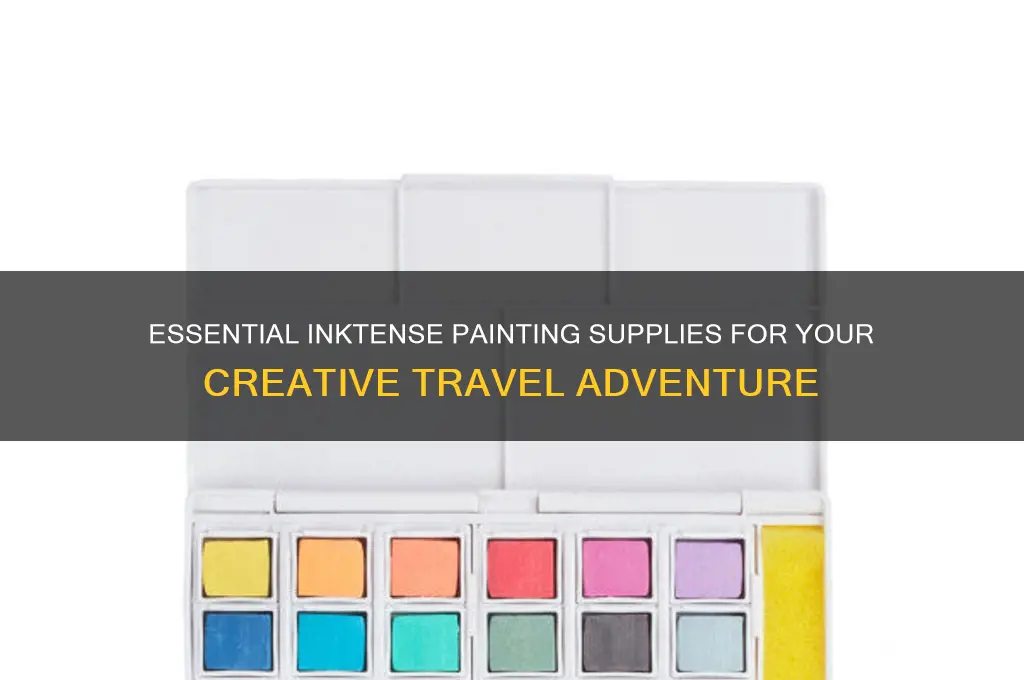 what to take for a inktense painting trip