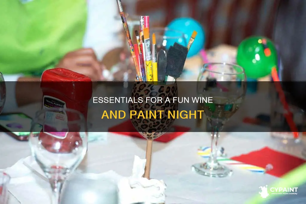 what to take to a wine and paint party
