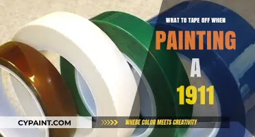 Painting a 1911: Essential Areas to Tape Off for Precision Results