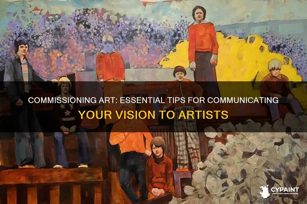what to tell artist commissioned to paint art