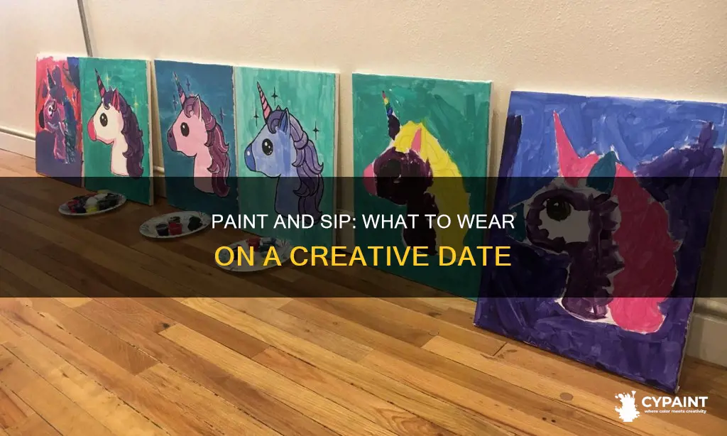 what to wear on a paint and sip date