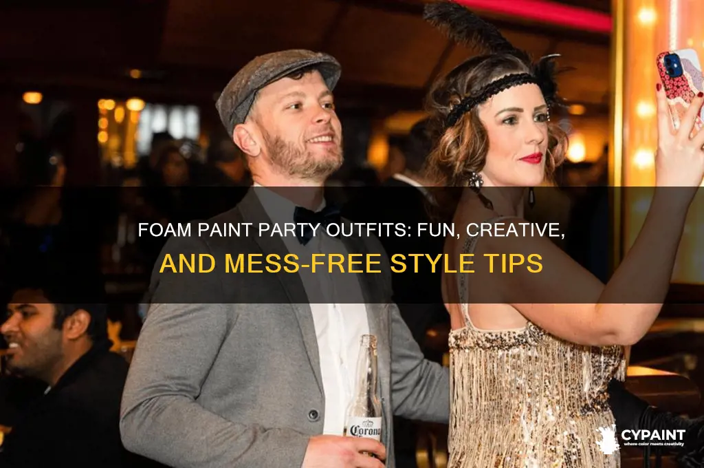 what to wear to a foam paint party
