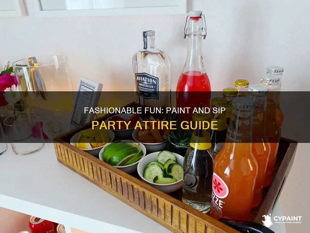 what to wear to a paint and sip party