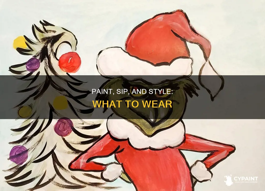 what to wear to a sip and paint female