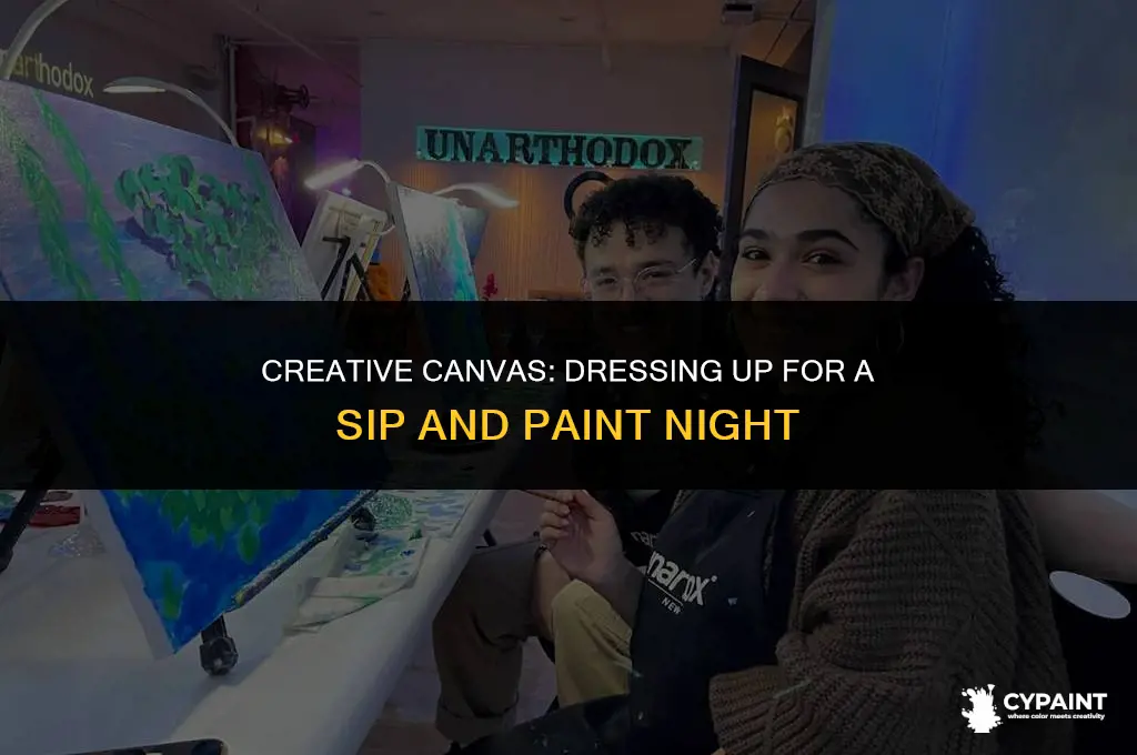 what to wear to a sip and paint night event