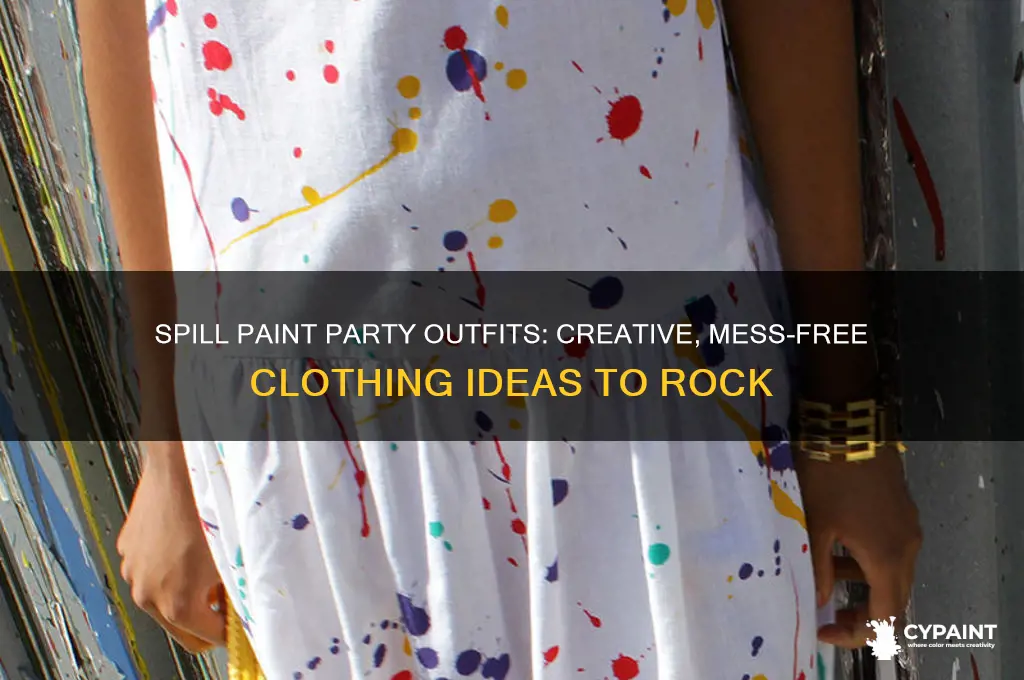 what to wear to a spill paint party