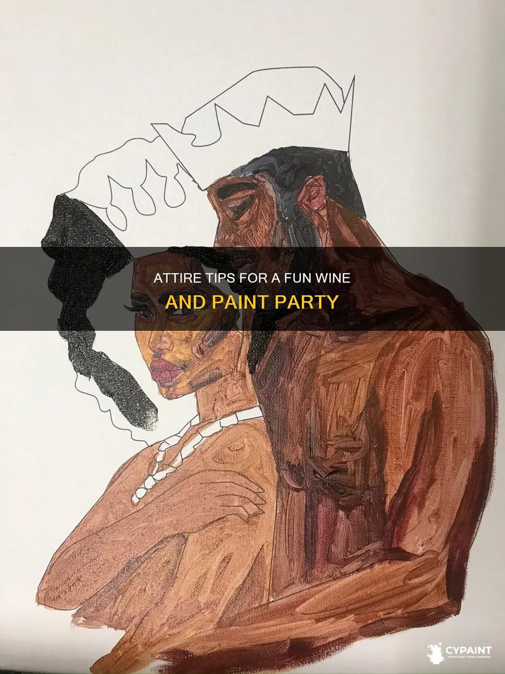 what to wear to a wine and paint party