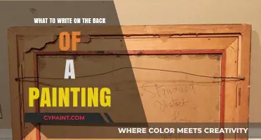 Enhance Your Painting's Back: Creative Description Ideas