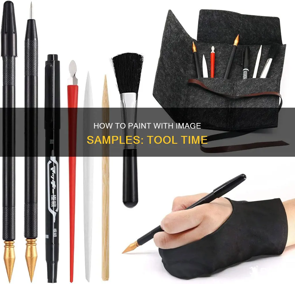 what tool paints with a sample of your image