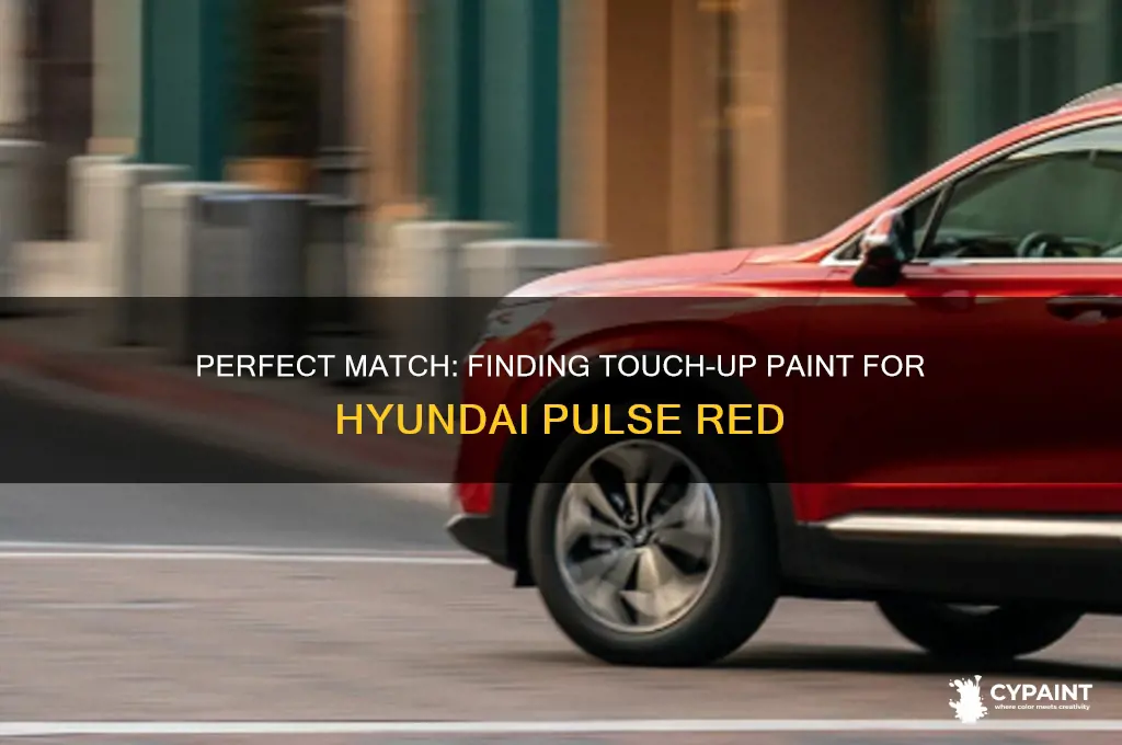 what touch-up paint matches hyundai pulse red