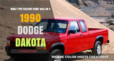 Exploring the Original Factory Paint Options for a 1990 Dodge Dakota