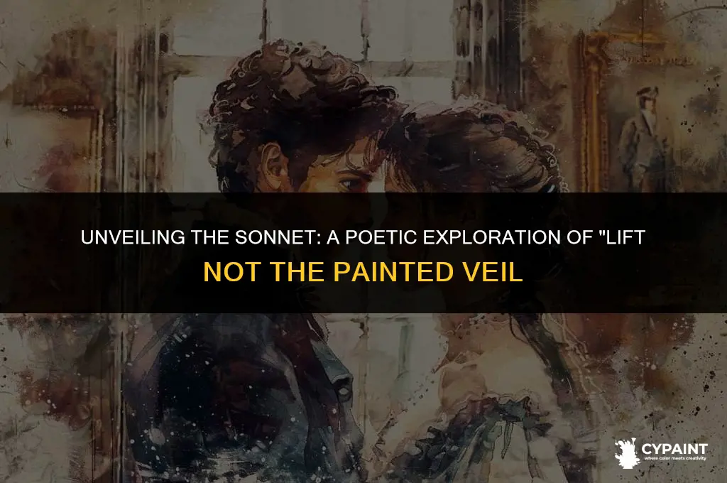 what type if sonnet is lift not the painted veil