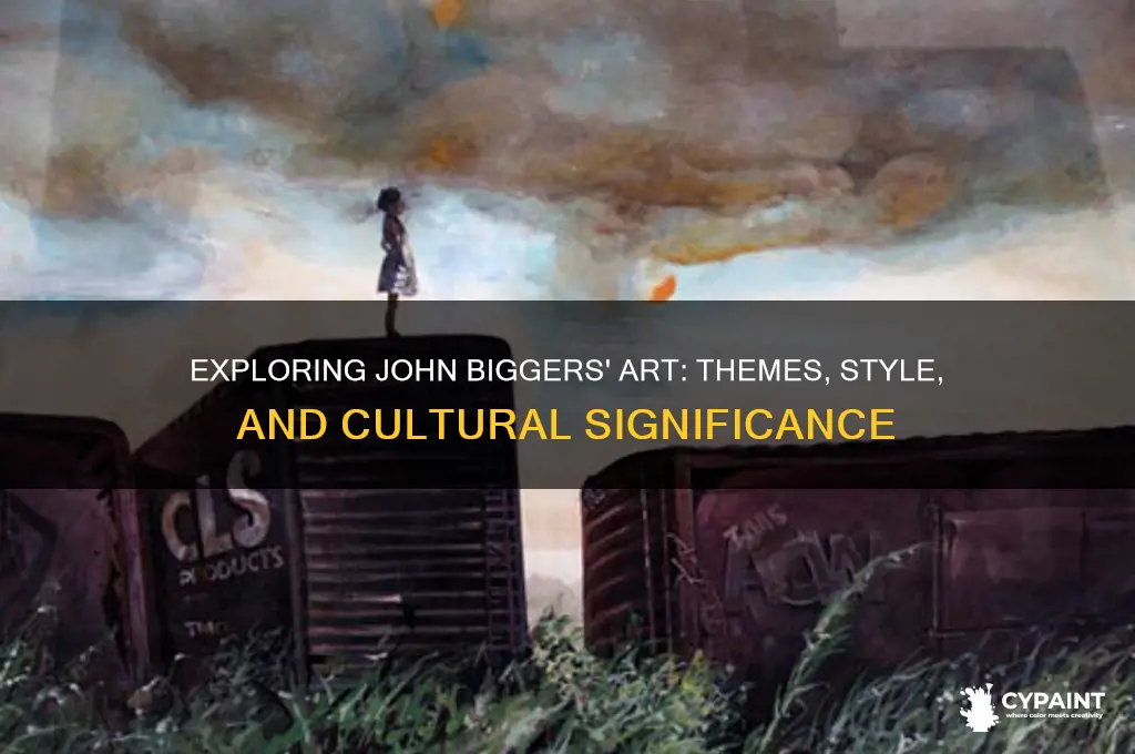 what type of art does john biggers paint