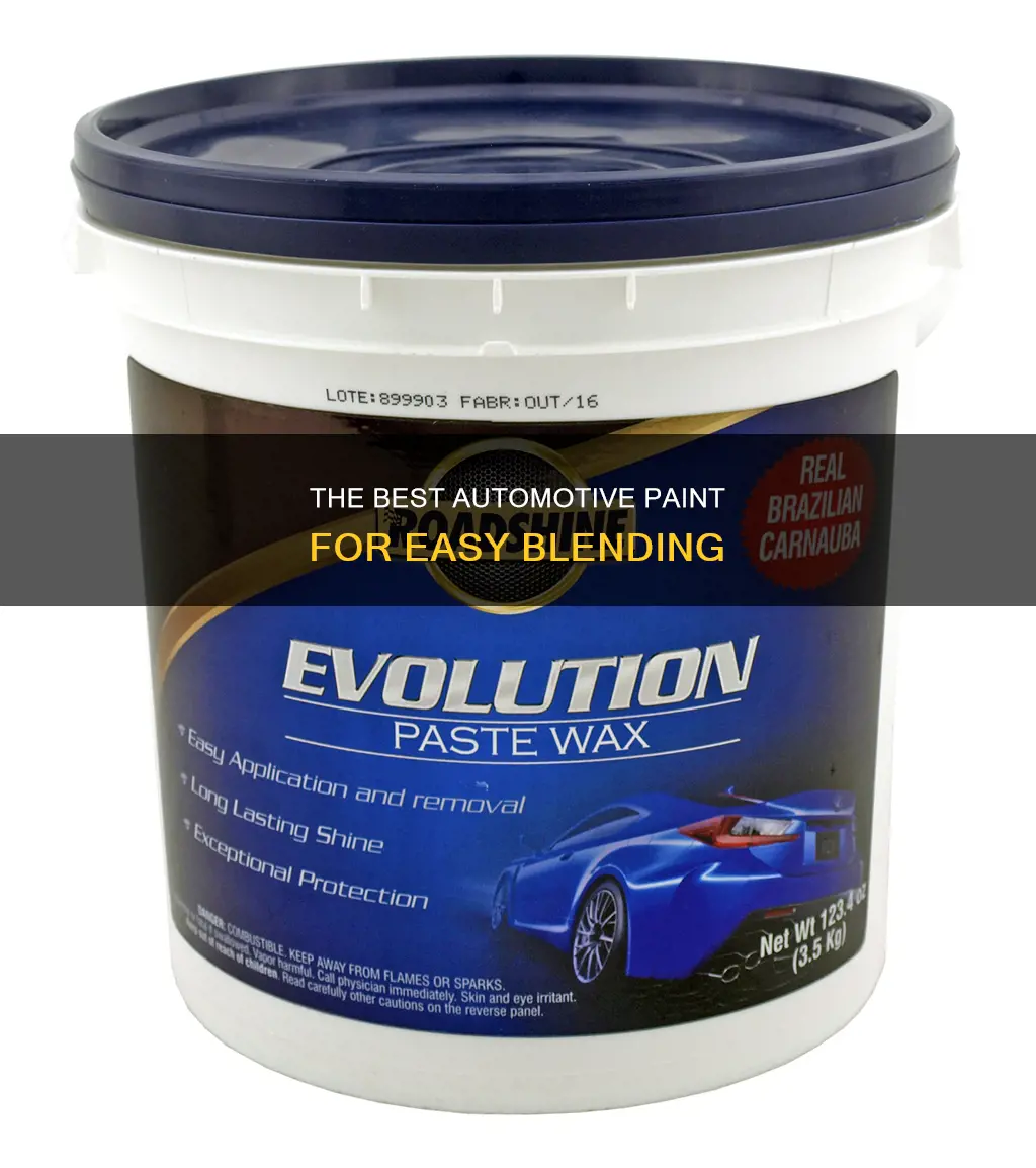 what type of automotive paint is easoest to blend