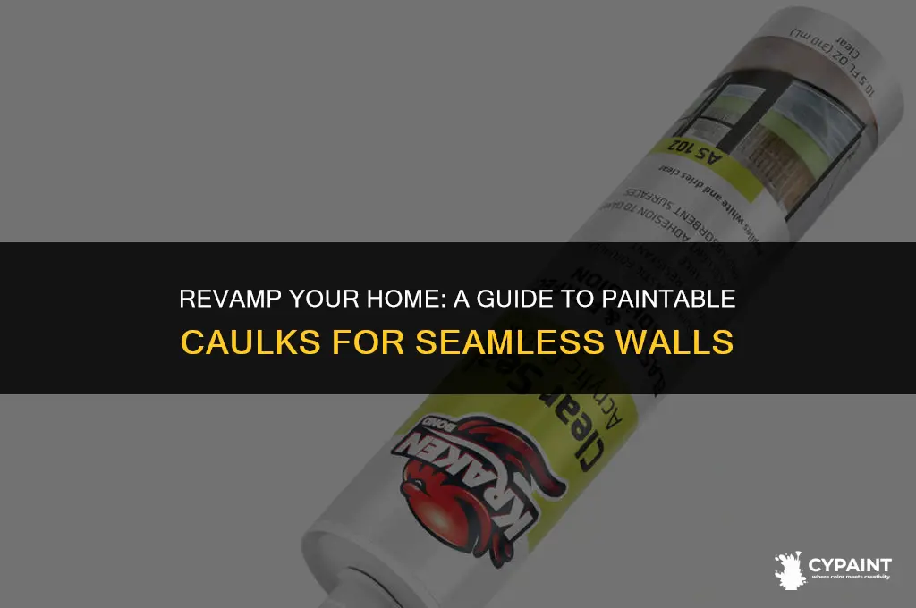 what type of caulk can you paint over