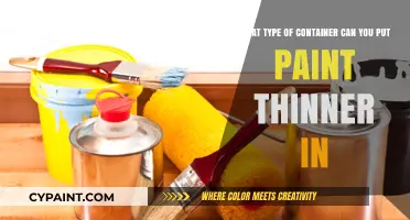 Safely Store Paint Thinner: A Guide to Choosing the Right Container
